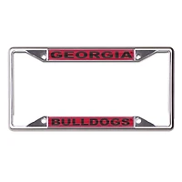 Cadre de plaque d'immatriculation en métal WinCraft Georgia Bulldogs imprimé