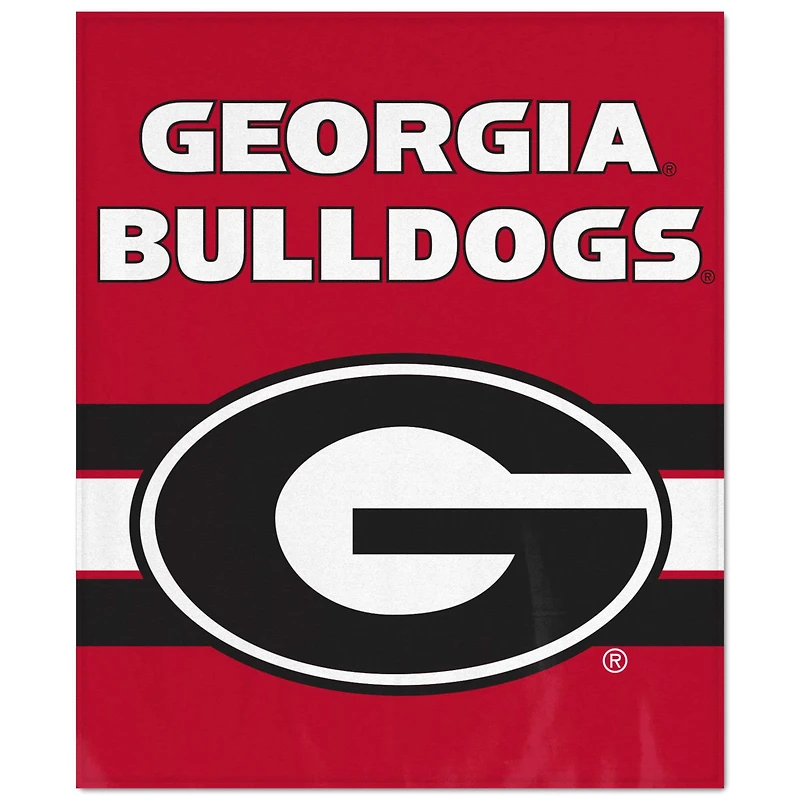 Couverture ultra moelleuse WinCraft Georgia Bulldogs 50" x 60"