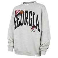 Women's '47  Gray Georgia Bulldogs Icon Fleece Sweatshirt