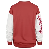 Women's '47  Red Georgia Bulldogs Double Header Rise Andie Pullover Sweatshirt