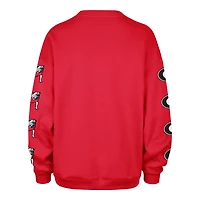 Sweat-shirt oversize rouge « 47 Georgia Bulldogs Go Big » pour femme