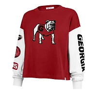 T-shirt à manches longues rouge 47 Georgia Bulldogs Sydney pour femme