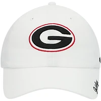 Women's '47 White Georgia Bulldogs Miata Clean Up Logo Adjustable Hat