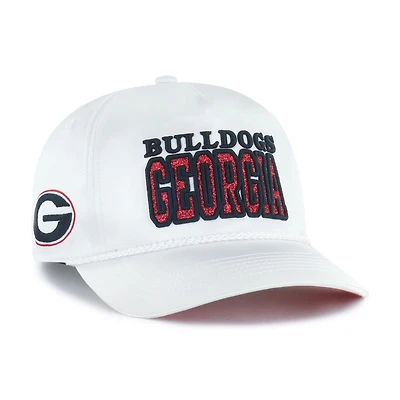 Casquette ajustable Outspoken Hitch blanche 47 pour femme des Georgia Bulldogs