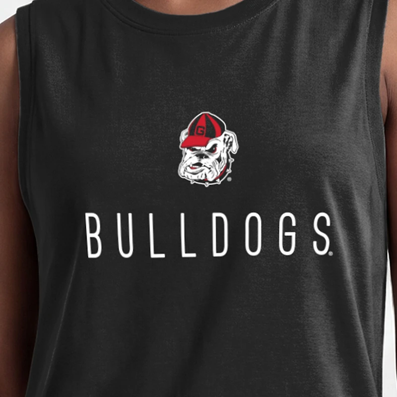 Women's Champion Black Georgia Bulldogs Lifestyle Tank Top