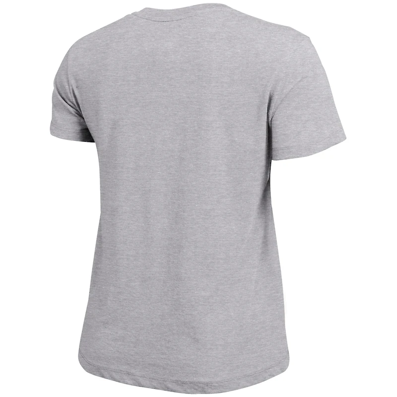Women's Champion  Heather Gray Georgia Bulldogs Arched Over Logo T-Shirt