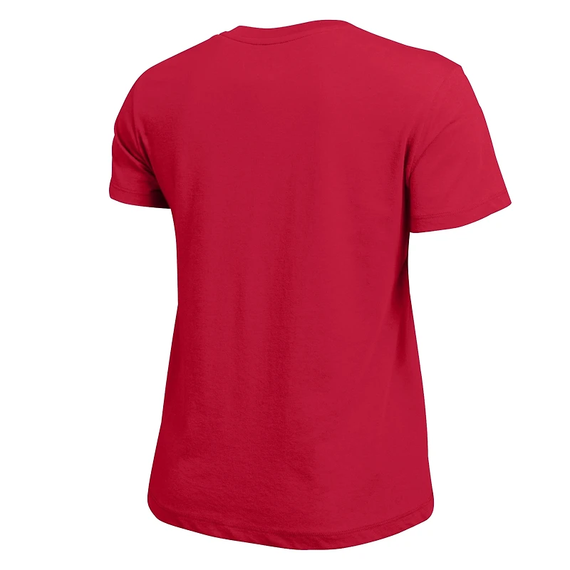 T-shirt lifestyle rouge champion des Georgia Bulldogs pour femmes