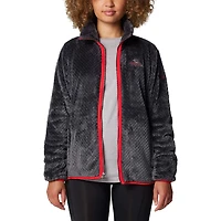 Women's Columbia  Black Georgia Bulldogs Fireside II Sherpa Full-Zip Jacket