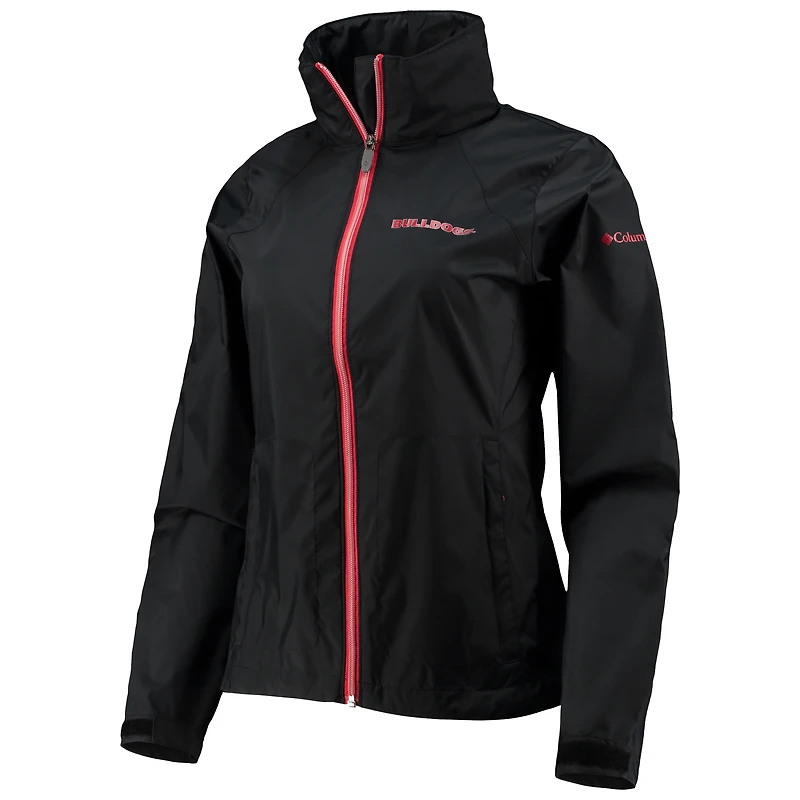 Veste à capuche Columbia Bulldogs Switchback Full-Zip pour femme, noire