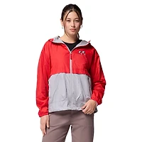 Coupe-vent à capuche Columbia rouge/gris Georgia Bulldogs Spire pour femme