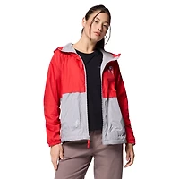 Women's Columbia Red/Grey Georgia Bulldogs Spire Hoodie Windbreaker
