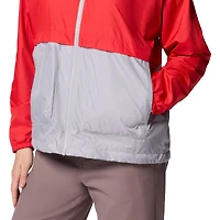 Coupe-vent à capuche Columbia rouge/gris Georgia Bulldogs Spire pour femme