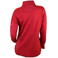 Women's Columbia  Red Georgia Bulldogs Omni-Wick Go For It Half-Zip Pullover Top