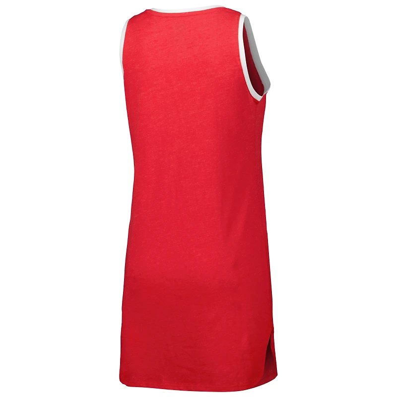 Women's Concepts Sport Red Georgia Bulldogs Tank Nightshirt