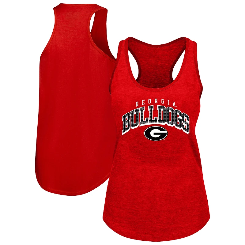 Women's Fanatics Red Georgia Bulldogs Plus Arch Tank Top