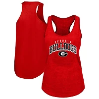 Women's Fanatics Red Georgia Bulldogs Plus Arch Tank Top