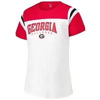 T-shirt Fanatics pour femme, blanc, Georgia Bulldogs, grande taille, Winning Gear