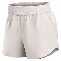 Women's Fanatics White Georgia Bulldogs Studio Woven Vibe Shorts