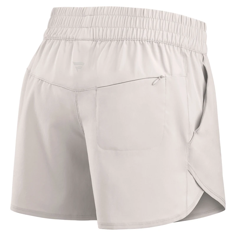 Women's Fanatics White Georgia Bulldogs Studio Woven Vibe Shorts