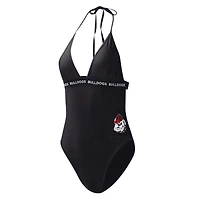 Maillot de bain une pièce pour femme G-III 4Her by Carl Banks Black Georgia Bulldogs Full Count