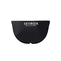 Women's G-III 4Her by Carl Banks Black Georgia Bulldogs Play Action Bikini Bottoms