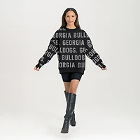 Women's Gameday Couture  Black Georgia Bulldogs Hype Era Sweatshirt