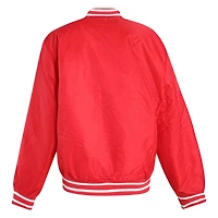Women's Hype and Vice Red Georgia Bulldogs A-Game Varsity Full-Snap Jacket