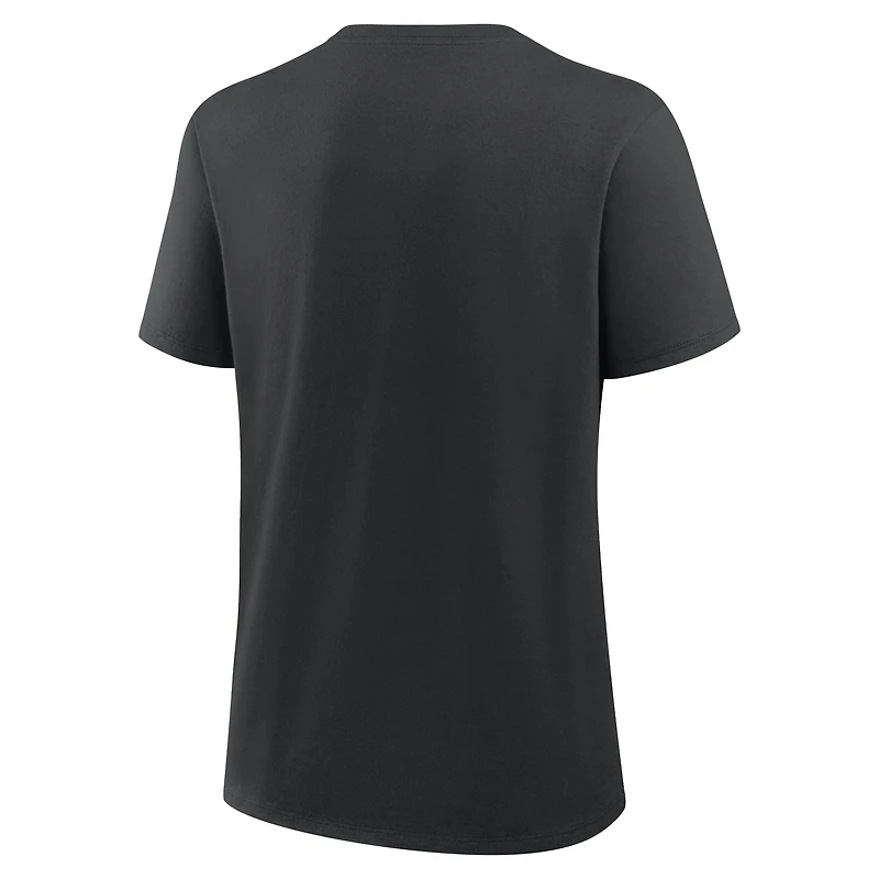 Women's Nike Black Georgia Bulldogs Primary Logo T-Shirt