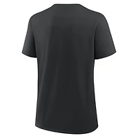 Women's Nike Black Georgia Bulldogs Primary Logo T-Shirt