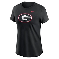 Women's Nike Black Georgia Bulldogs Primetime Logo T-Shirt