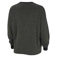 Sweat-shirt à enfiler Nike Georgia Bulldogs Yoga Script pour femme, noir