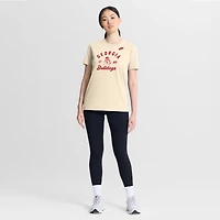 Women's Nike Natural Georgia Bulldogs Legacy Team Name T-Shirt