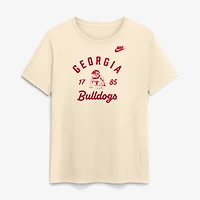 T-shirt Nike naturel pour femmes Georgia Bulldogs Legacy Team Name