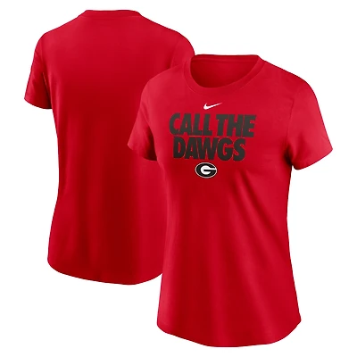 Women's Nike Red Georgia Bulldogs Local Ultimate Chant T-Shirt