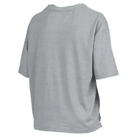 Women's Pressbox  Gray Georgia Bulldogs Nelson T-Shirt