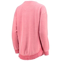 Women's Pressbox Red Georgia Bulldogs Ponchoville Pullover Sweatshirt