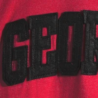 Women's Pressbox Red Georgia Bulldogs Two-Hit Canyon Long Sleeve T-Shirt