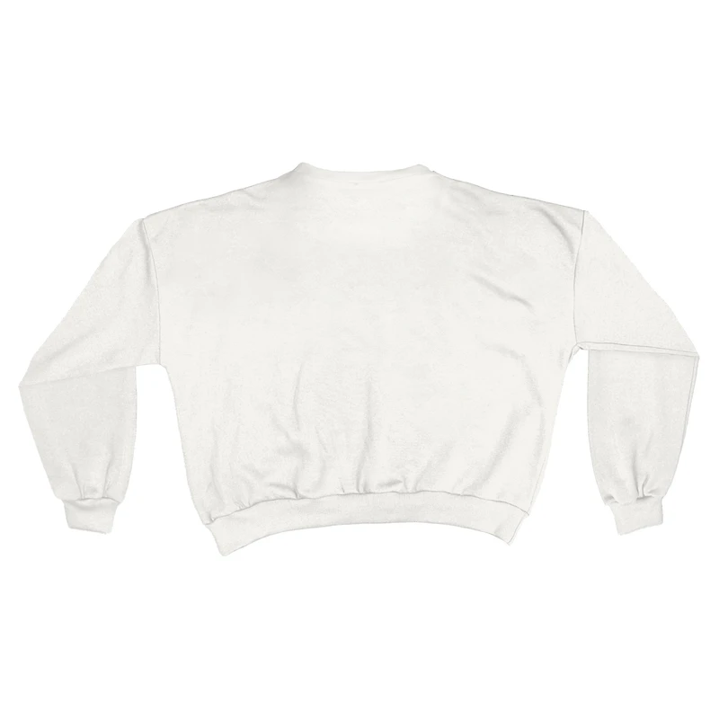 Women's Pressbox White Georgia Bulldogs Oversized Janice Retro Waist-Length Sweatshirt