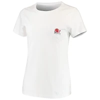 T-shirt à poche pour femme Vineyard Vines Georgia Bulldogs blanc