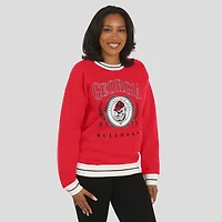 Sweat-shirt rouge à motif sceau des Georgia Bulldogs pour femme WEAR by Erin Andrews