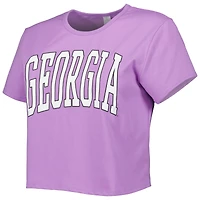 T-shirt court ZooZatz Georgia Bulldogs Core Fashion violet pour femme