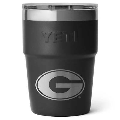 YETI Georgia Bulldogs 16oz. Rambler Stackable Cup with Magslider Lid