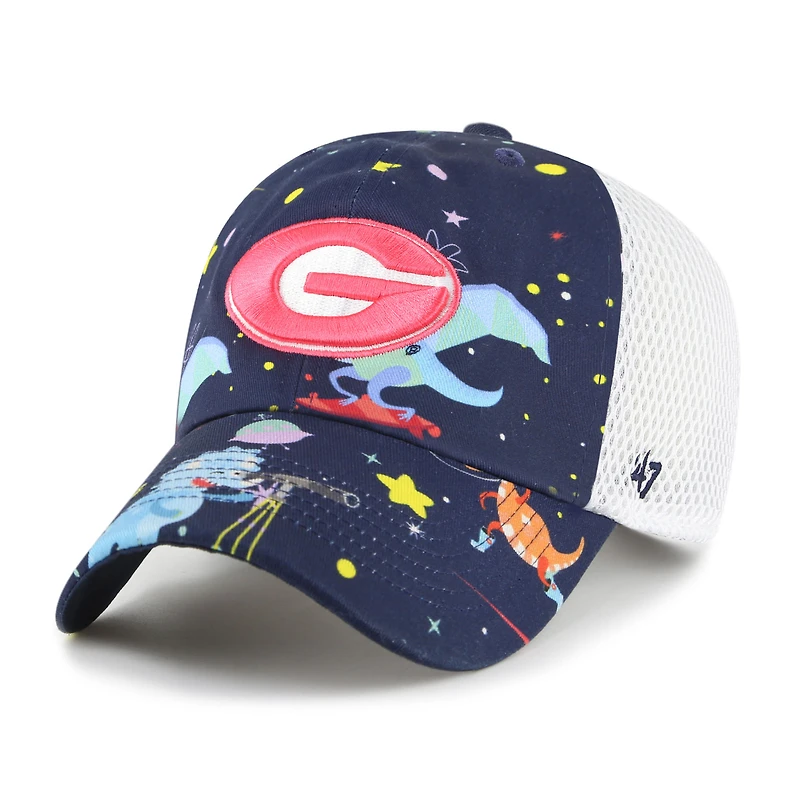 Casquette ajustable Space Dino Clean Up des Bulldogs de la Géorgie de la marine pour jeunes de 1947