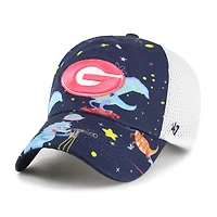 Casquette ajustable Space Dino Clean Up des Bulldogs de la Géorgie de la marine pour jeunes de 1947