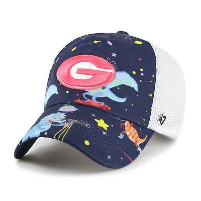 Casquette ajustable Space Dino Clean Up des Bulldogs de la Géorgie de la marine pour jeunes de 1947