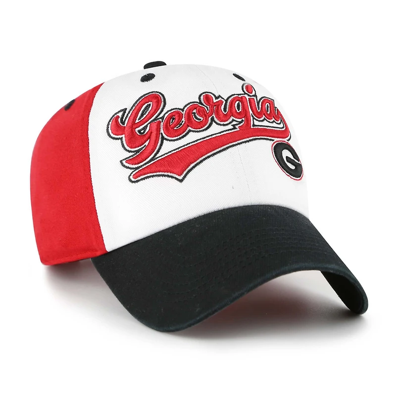 Youth '47  White Georgia Bulldogs Scooter Clean Up Adjustable Hat