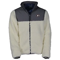 Youth Garb Charcoal Georgia Bulldogs Teddy Sherpa Jacket