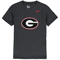 T-shirt à logo en coton Nike Georgia Bulldogs pour jeune anthracite
