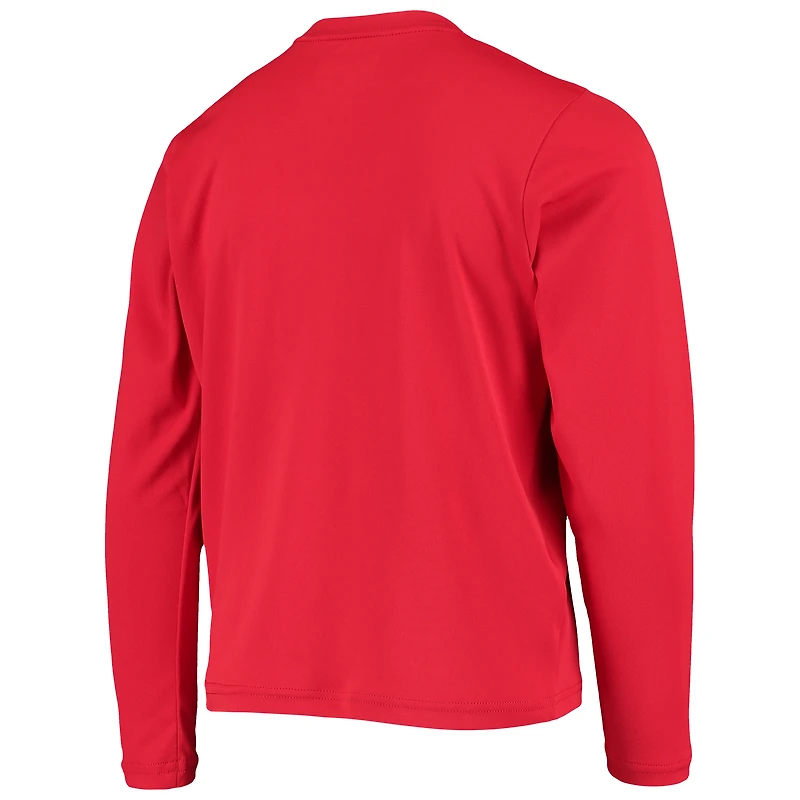 T-shirt rouge Georgia Bulldogs PFG Terminal Tackle à manches longues Omni-Shade pour jeune