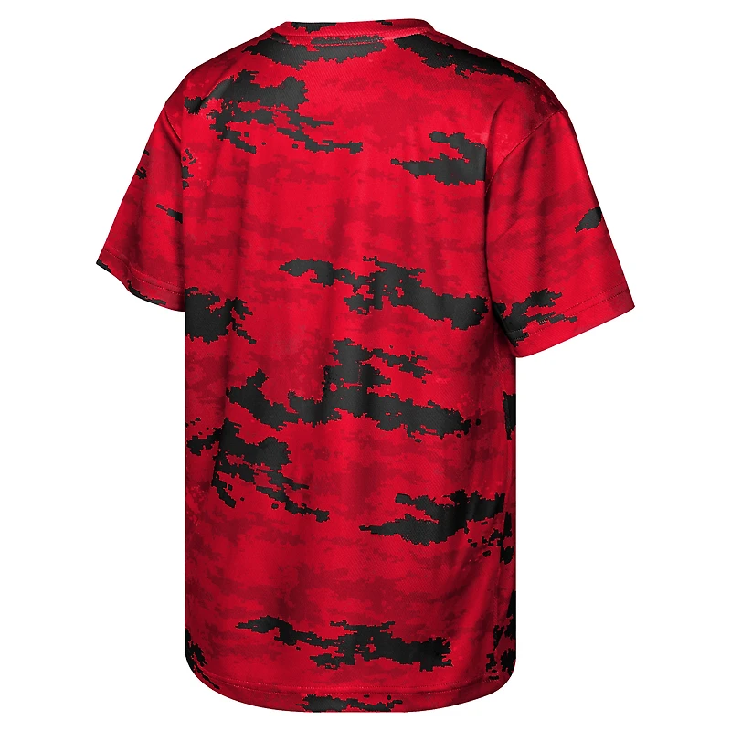 T-shirt sublimé rouge pour jeunes des Georgia Bulldogs Scrimmage